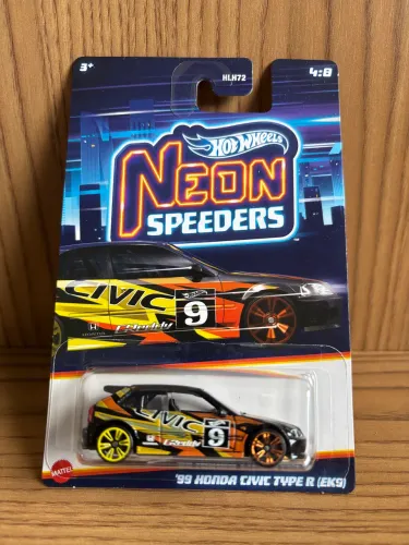 Hot Wheels Honda Civic Neon Speedrs