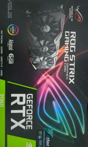 Placa de Video Asus Rog Strix Gaming 2060 6gb 
