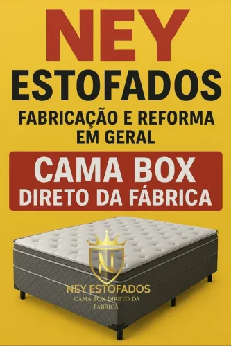 Cama Box Direto da Fábrica - Ney Estofados