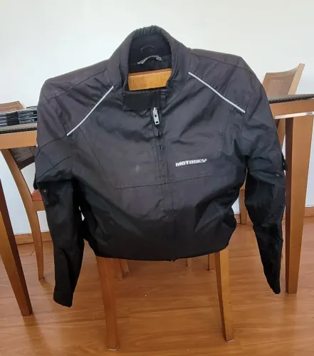 Jaqueta e Calça de chuva MotoSky + Luva x11