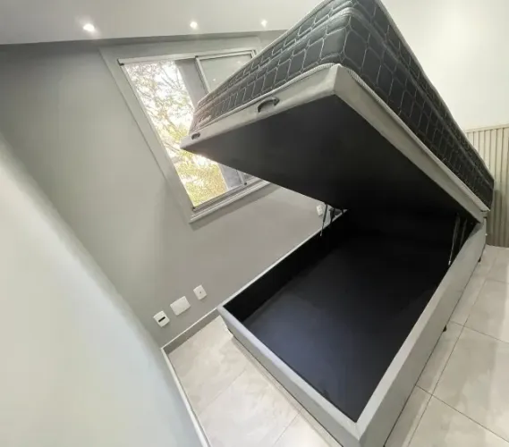 Cama Box Baú Casal com Colchão de Molas Ensacadas 24cm NOVO PRONTA ENTREGA