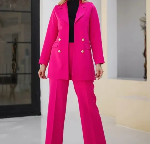 Conjunto Feminino Blazer e Calça Flare