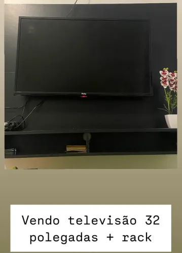 TV Philco 32 polegadas + Rack