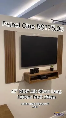 Painel Cine para TV 47" - Design Moderno e Elegante