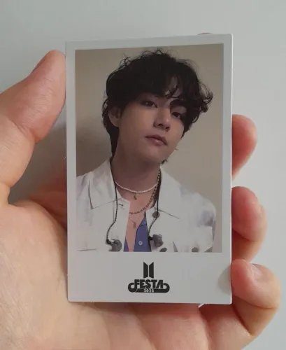 V Photocard Polaroid POB Festa 2025 BTS Taehyung