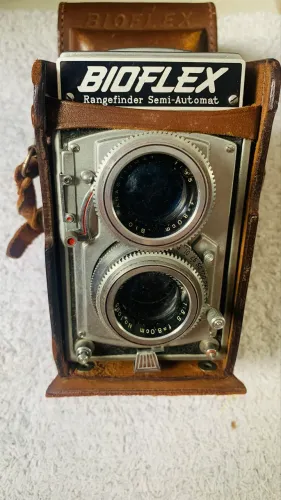 Câmera antiga Biofelx Rangefinder Semi-Automat Raridade.