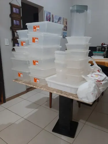 Embalagens plásticas seminovas e novas