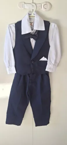 Conjunto infantil menino/ look formal, festas, casamentos, igreja etc... 2 anos