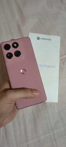 Motorola Edge 60 fusion 5G (Rosa) 256gb/24gb - ip68 + ip69 + resistência militar.