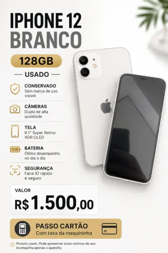 IPHONE 12 128GB BRANCO
