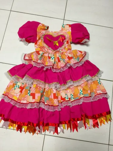 Vestido junino infantil