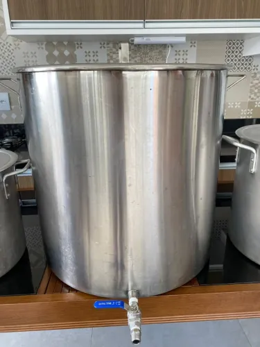 Kit Panelas Cervejeiras 100L Inox + 40L Alumínio