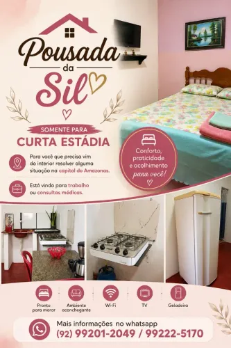 Kitnet mobiliado curta estádia