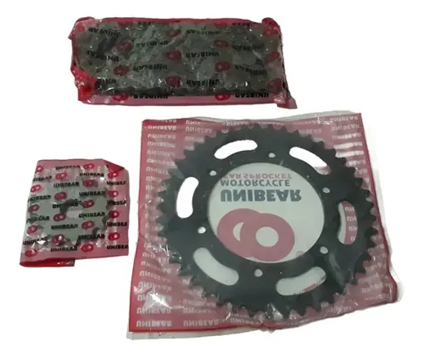 Kit Relação Yamaha Xt 660r Unibear C/ Retentor Cinza-escuro