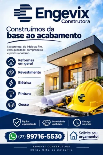 Construimos da base ao acabamento