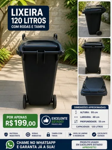 Lixeira 120 L