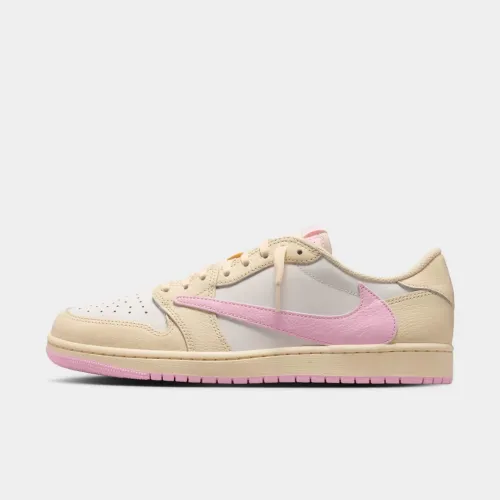 Tênis Travis Scott x Air Jordan 1 Low Shy Pink tamanho 41