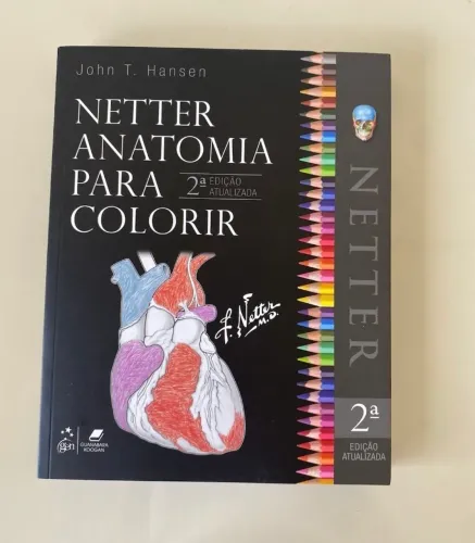 livro netter anatomia para colorir 2a edicao