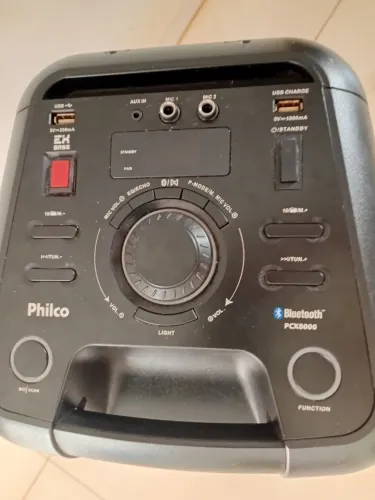 Caixa de som philco Bluetooth e USB PCX8000 sem bateria 