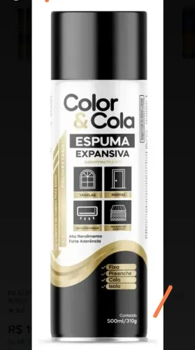 espuma expansiva VALOR UNITÁRIO