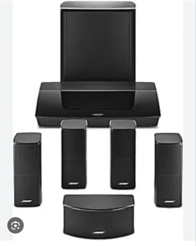 5 caixas bose jewel series ii ( lifestyle 600 ). Pretas. Novas.