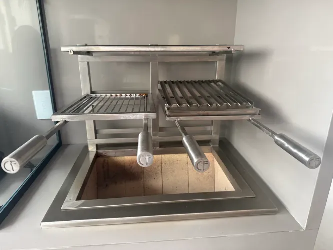 Churrasqueira (Braseiro + Grill) - Caixa de Fogo
