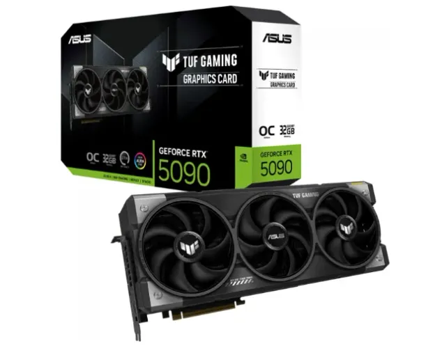 Placa de Vídeo ASUS TUF RTX 5090 O32G GAMING, NVIDIA, 32GB, GDDR7, 512bits