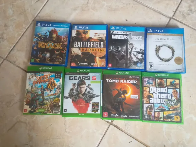 Jogos de ps4 e Xbox one