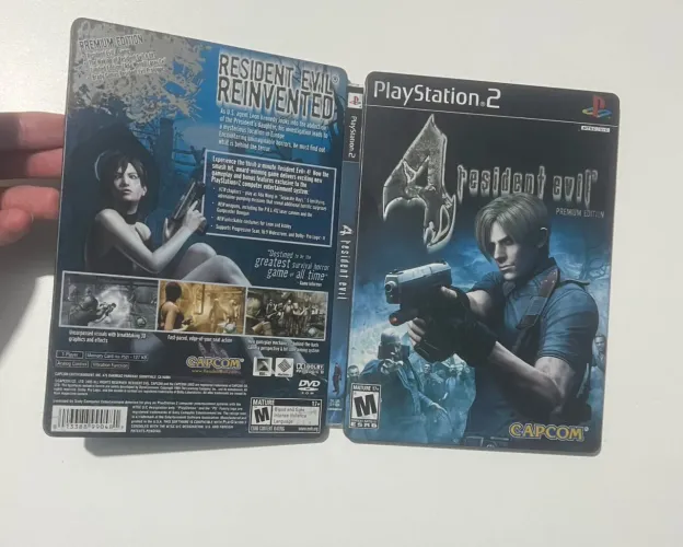 Resident evil 4 Stelbook Americano ps2