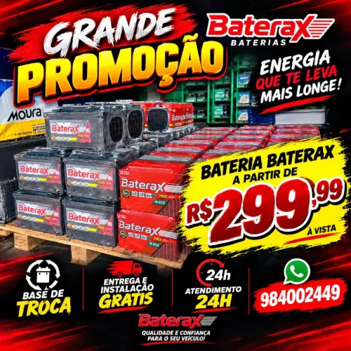 Bateria Automotiva Baterax