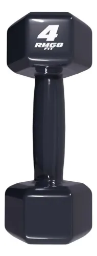 Halter de 4 Kg com revestimento emborrachado para exercícios individuais Pronta Entrega