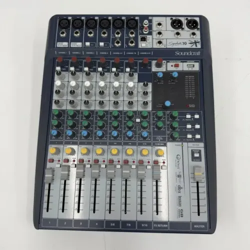 Mesa De Som Soundcraft Signature 10
