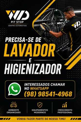 Vaga para lavador de carros.