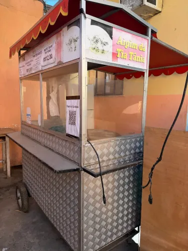 Barraca com cobertura