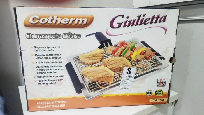 Churrasqueira elétrica nova