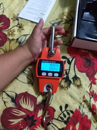 Balança Digital De Gancho Portátil Pesca Mercado Porco Ferragem 300kg