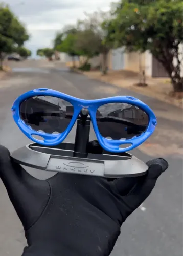 Óculos Oakley Racing Azul Raro