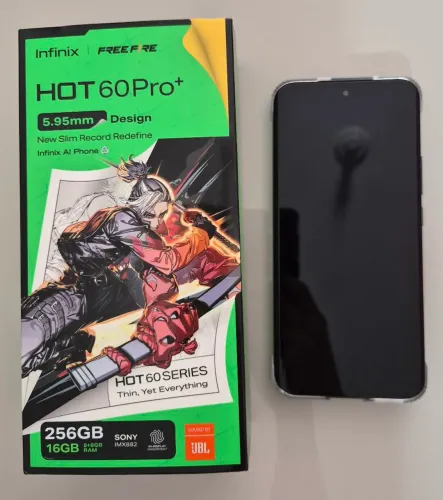 Infinix Hot 60 Pro+ 256GB / 16GB RAM ? praticamente novo
