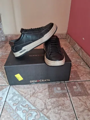 Sapatênis Democrata Denim Mike preto 38