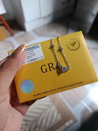 Pulseira moissanite acompanha certificado GRA
