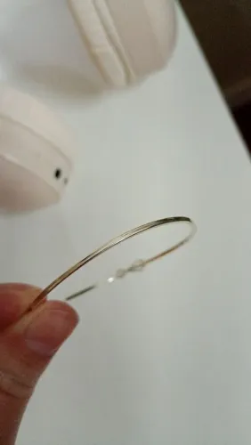 Bracelete banhado em prata
