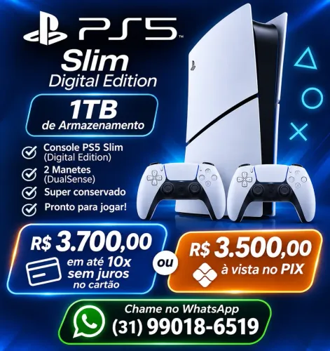 PS5 slim digital edition 1T