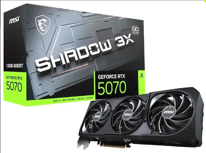 RTX 5070 MSI - Até 12x  de 399,00 - Trocas consultar valores