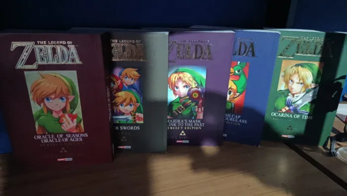 Coleção Mangas Zelda Completo 