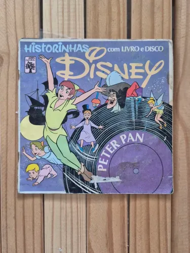 Historinhas Disney - Peter Pan - Livro e Vinil