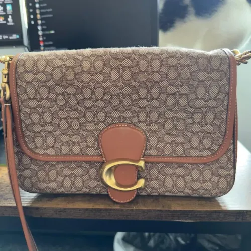 Bolsa Coach Tabby Shoulder Bag 26 Tan/Rust Original