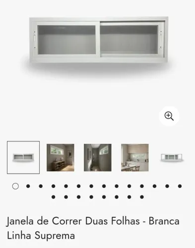 Janela 2 folhas linha Suprema 50x80