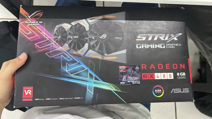 Rx 480 8gb Rog Strix (superior a 2048sp)