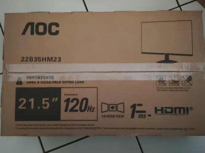 Monitor AOC 21.5 Pol 120Hz