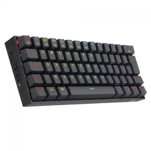 eclado Gamer Mecânico Redragon Draconic Pro, RGB, Switch Brown, 60%, ABNT2, Preto - K530RG
